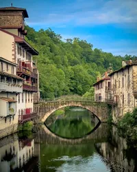 Bridge over troubled waters
Saint-Jean-Pied-de-Port, France | May 2023

#buencamino #caminodesantiago #caminofrances #reflection #bridge #historic #beautiful #saintjeanpieddeport #france #hiddenfrance #street #streetphotographyinternational #rawurbanshots #streetleaks #streetfinder #symmetry #travelphotography #traveldeeper #travelbug #passionpassport #travelwithme #exploretocreate #neverstopexploring #livetoexplore #wanderlust #discoverearth #shotoniphone #soulcollective #choosingouradventure #jfphototribute